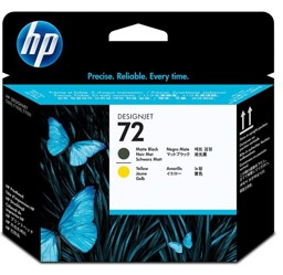 Hiển thị chi tiết cho HP 72 Matte Black and Yellow DesignJet Printhead (C9384A) HP 72 Matte Black and Yellow DesignJet Printhead (C9384A)