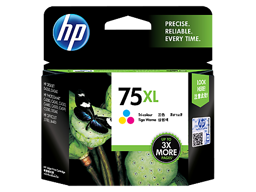 HP 75XL High Yield Tri-color Original Ink Cartridge (CB338WA)