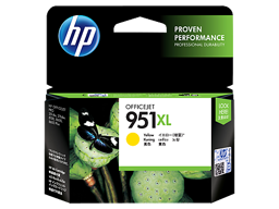 HP 951XL High Yield Yellow Original Ink Cartridge (CN048AA)