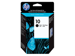HP 10 Black Original Ink Cartridge (C4844A)