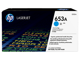 HP 653A Cyan Original LaserJet Toner Cartridge (CF321A)