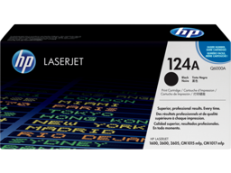 HP 124A Black Original LaserJet Toner Cartridge (Q6000A)
