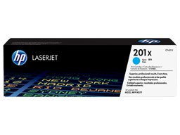 HP 201X High Yield Cyan Original LaserJet Toner Cartridge (CF401X)