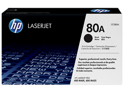 HP 80A Black Original LaserJet Toner Cartridge (CF280A)