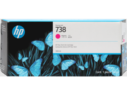 HP 738 300ml Magenta DesignJet Ink Cartridge (676M7A)