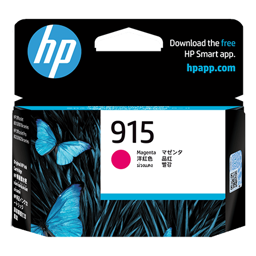 HP 915 Magenta Original Ink Cartridge (3YM16AA)