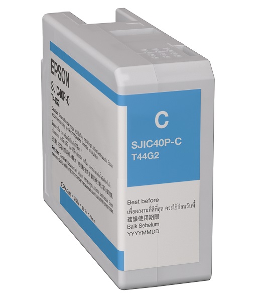 Hình của Mực in Epson SJIC40P Cyan Ink Cartridge (C13T44G200)