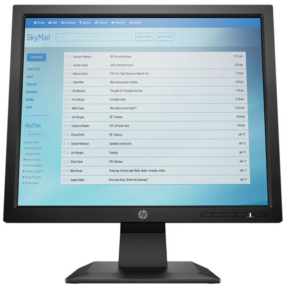 Hình của HP P174 17-inch Monitor (5RD64AA)