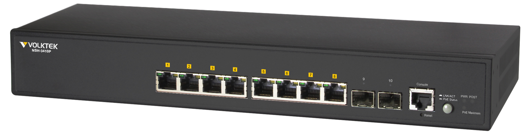 Hình của Switch PoE 8 Port VolkTek NSH-3410P