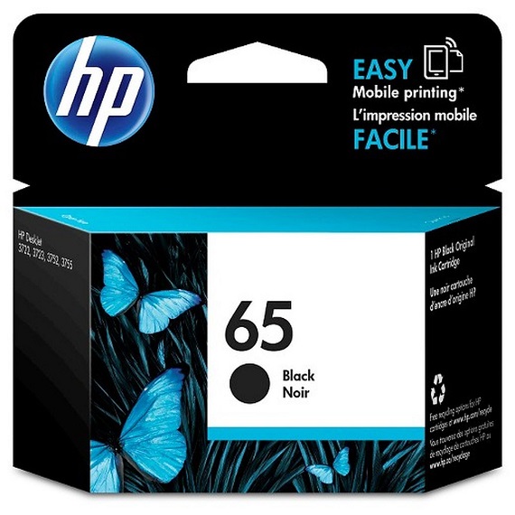 Hình của Mực in HP 65 Black Original Ink Cartridge (N9K02AA)