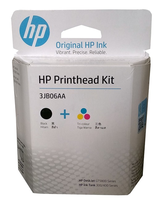 Hình của HP GT51/GT52 2-pack Black/Tri-color Printhead Replacement Kit (3JB06AA)