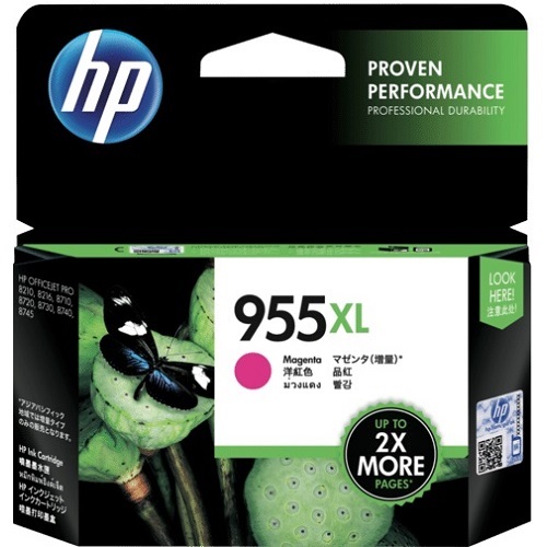 Hình của HP 955XL High Yield Magenta Original Ink Cartridge (L0S66AA)