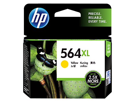 Hình của HP 564XL High Yield Yellow Original Ink Cartridge (CB325WA)