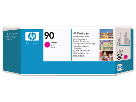 Hình của HP 90 Magenta DesignJet Printhead and Printhead Cleaner (C5056A)