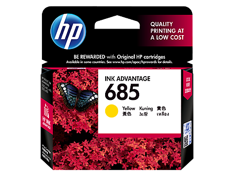 Hình của HP 685 Yellow Original Ink Advantage Cartridge (CZ124AA)