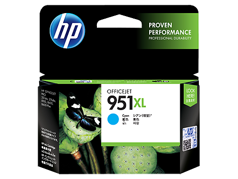 Hình của HP 951XL High Yield Cyan Original Ink Cartridge (CN046AA)