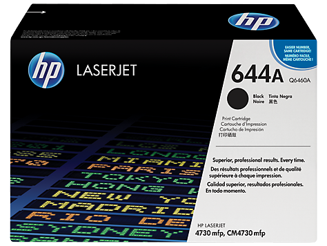 Hình của HP 644A Black Original LaserJet Toner Cartridge (Q6460A)