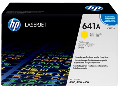 Hình của HP 641A Yellow Original LaserJet Toner Cartridge (C9722A)