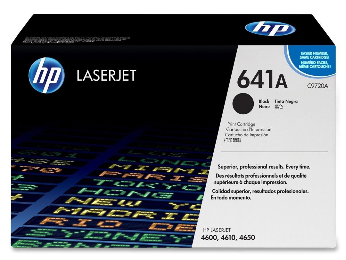 Hình của HP 641A Black Original LaserJet Toner Cartridge (C9720A)