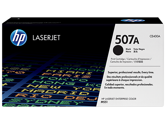 Hình của HP 507A Black Original LaserJet Toner Cartridge (CE400A)