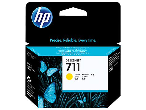 Hình của HP 711 29-ml Yellow Ink Cartridge (CZ132A)