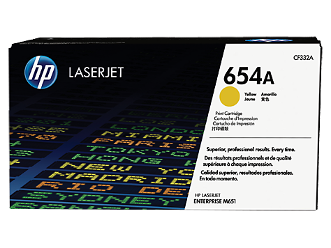 Hình của HP 654A Yellow Original LaserJet Toner Cartridge (CF332A)