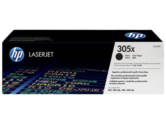 Hình của HP 305X High Yield Black Original LaserJet Toner Cartridge (CE410X)