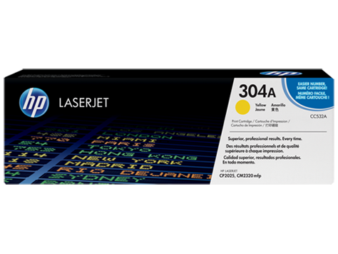 Hình của HP 304A Yellow Original LaserJet Toner Cartridge (CC532A)