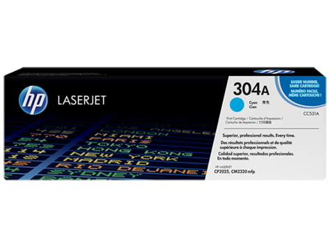 Hình của HP 304A Cyan Original LaserJet Toner Cartridge (CC531A)