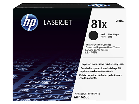 Hình của HP 81X High Yield Black Original LaserJet Toner Cartridge (CF281X)