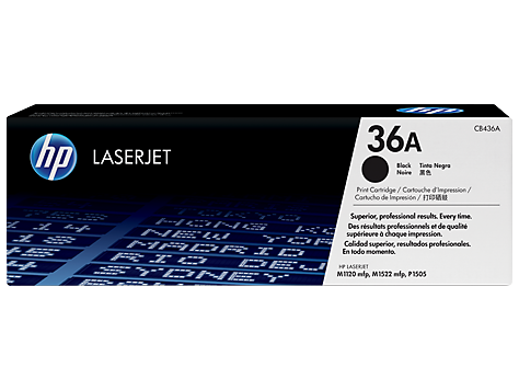 Hình của HP 36A Black Original LaserJet Toner Cartridge(CB436A)