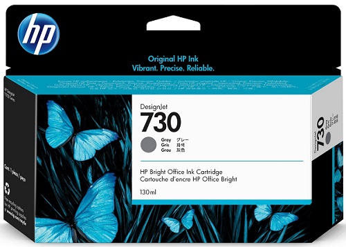 Hình của HP 730B 130-ml Gray DesignJet Ink Cartridge (3ED44A)