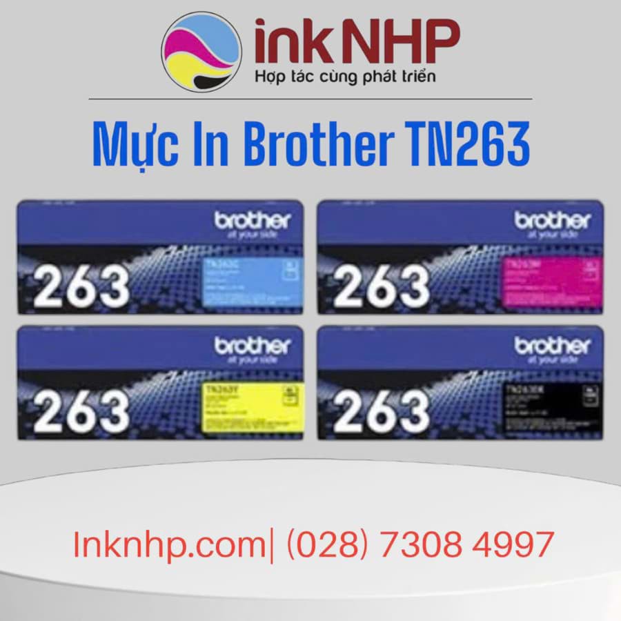 Mực in Brother TN263 Yellow Chính Hãng – Màu Vàng Chuẩn Cho Bản In Sắc Nét Mực in Brother TN263 Yellow Chính Hãng – Màu Vàng Chuẩn Cho Bản In Sắc Nét