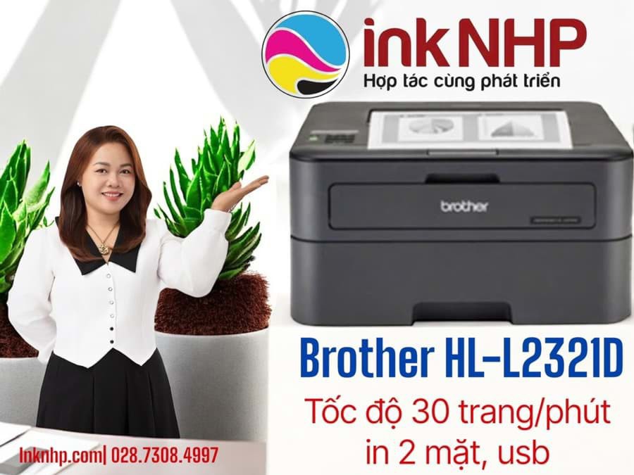 Máy in Brother HL-L2321D – Giải pháp in ấn thông minh, tối ưu chi phí cho văn phòng hiện đại Máy in Brother HL-L2321D – Giải pháp in ấn thông minh, tối ưu chi phí cho văn phòng hiện đại