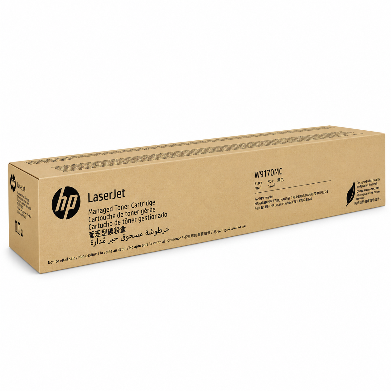 HP W9170MC Black  LaserJet Managed Toner Cartridge