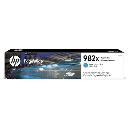 Hình của HP 982X High Yield Cyan Original PageWide Cartridge (T0B27A)