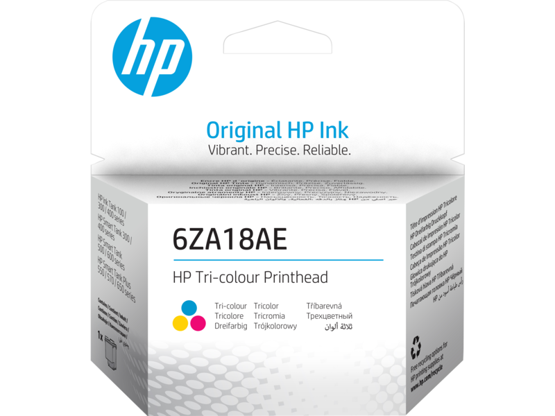 Hình của HP 6ZA18AE Tri-color Printhead (6ZA18AE)